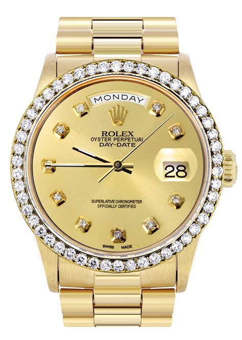 rolex rolex 62298 18k diamond|rolex day date watch 18 ct.